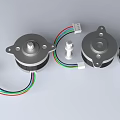 Stepper Motor with Colorful Connecting Wires Plastic Connector and Metal Gear