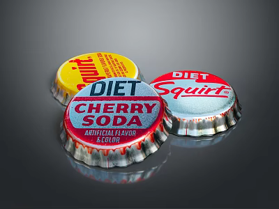 Realistic Bottle Cap Metal Cap 3d model