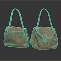 Stylish Brown Leather Handbags With Zipper Pocket And Buckle Closure Design