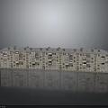Traditional Multi story Residential Apartment Building With Multiple Balconies And Long Facade