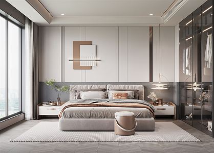 Modern Bedroom 3d model