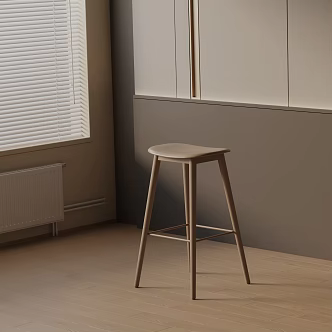 Modern Bar Chair 3d model