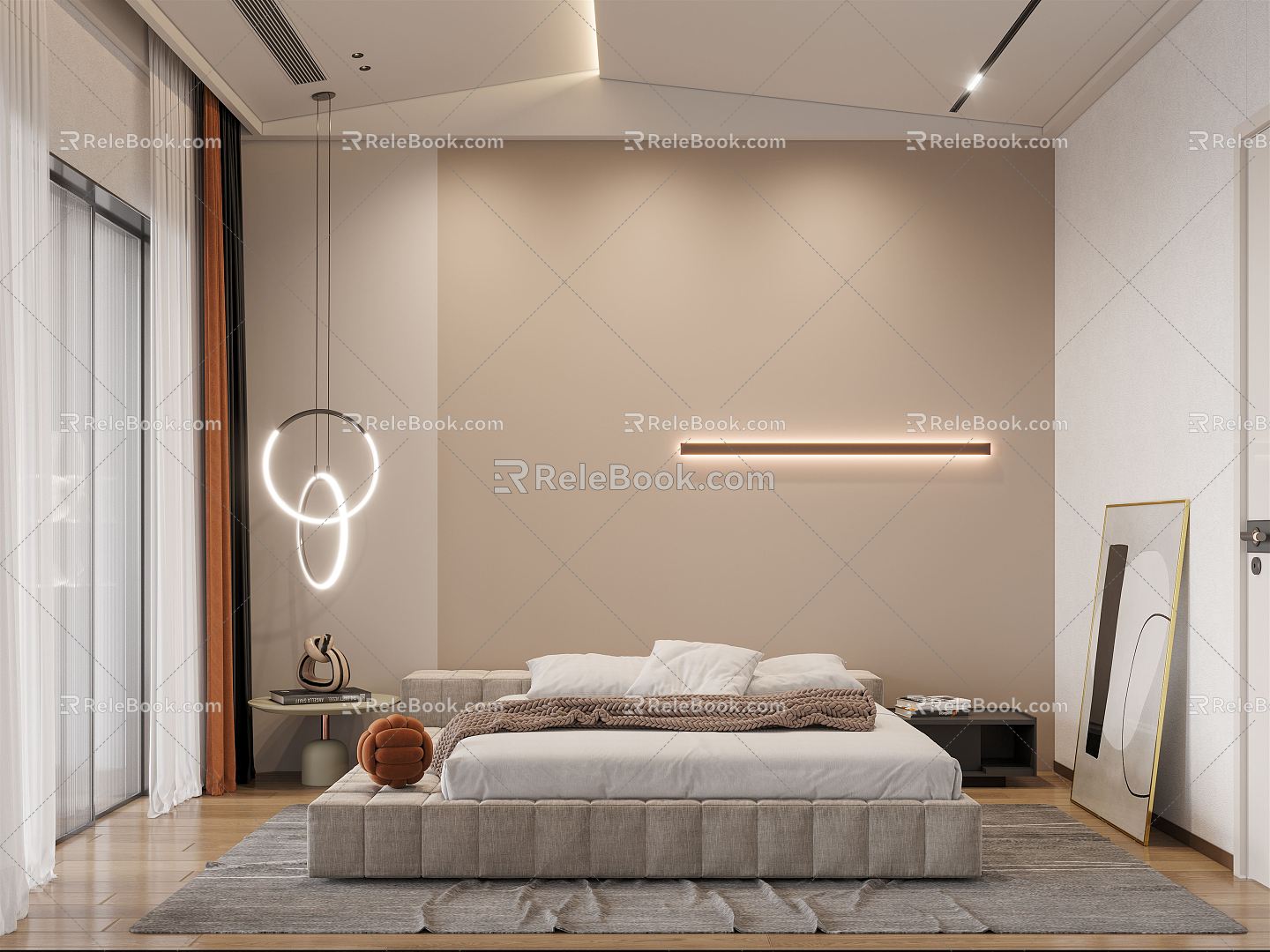 Modern Bedroom 3d model