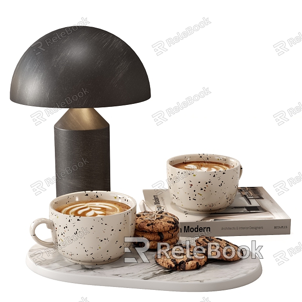 Modern coffee cup coffee cup ornaments model