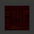 Traditional Red Wooden Chinese Lantern With Lattice Window And Warm Light Glow