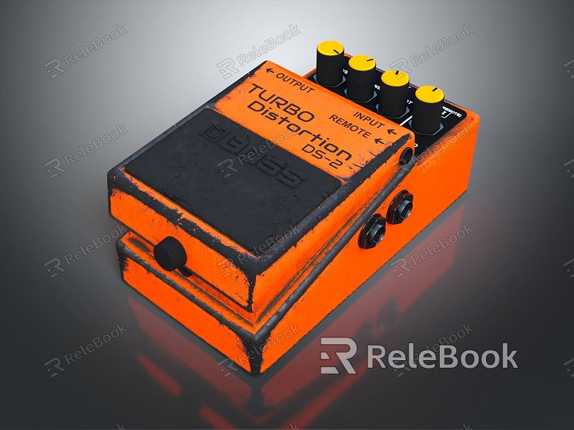 Modern Distortion Pedal Distorter Sound Effector model