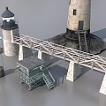 Industrial Equipment Lighthouse Models With Various Colors And Structural Designs