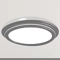 Modern Stylish Ceiling Lights With Silver Frame And Unique Decorative Designs 3d model
