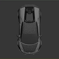 Luxury Sports Car With Sleek Design Shiny Metallic Body Rear Spoiler And Alloy Wheels