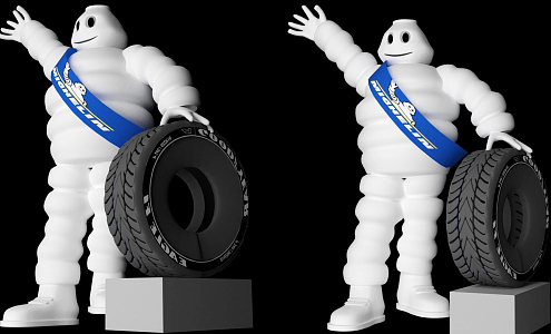 Hyundai Tire Podium 3d model