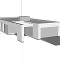 Modern Villa Balcony With Minimalist Design White Exterior And Surrounding Trees Outdoor Space