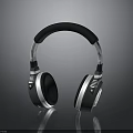 Modern Over Ear Headphones With Black Silver Design And High Quality Audio