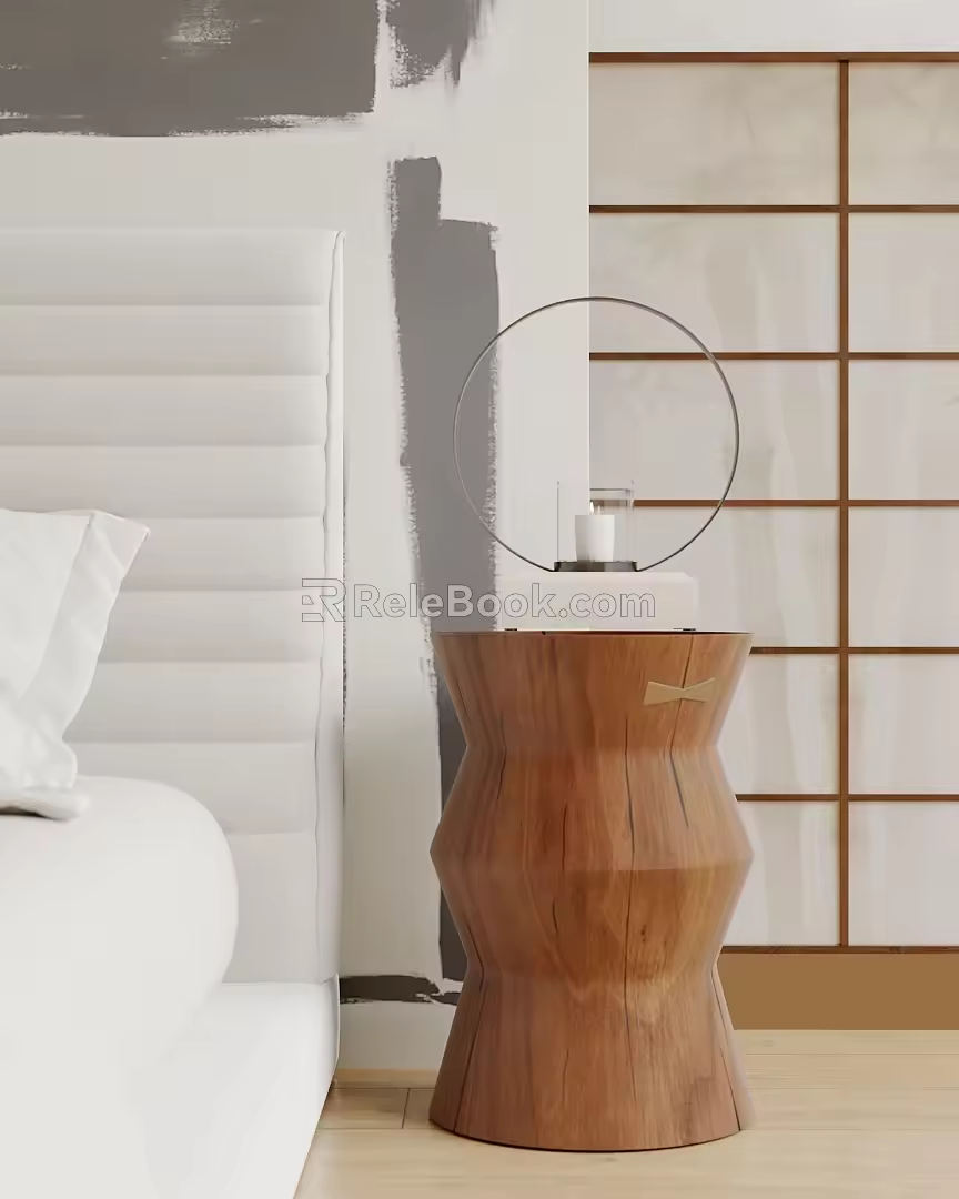 Table lamp table lamp side 3d model