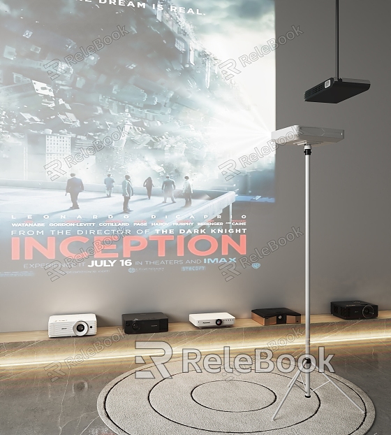 Modern Projector Projection Curtain model