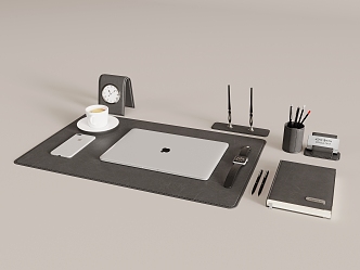 Modern laptop portfolio 3d model