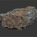 Natural Stone Material With Rustic Brown And Gray Textured Surface