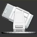 Modern Armored Military Tank Design With Turret Weapon System And Metal Details