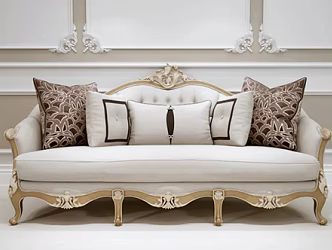 Double sofa 3d model