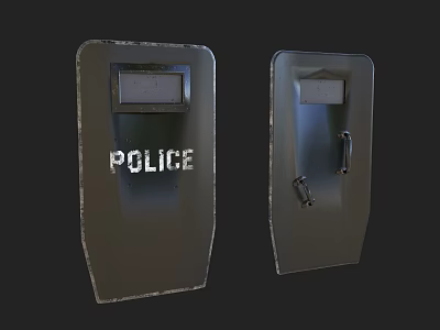 Modern Shield Explosion Proof Shield 3d model Modern Shield Explosion Proof Shield 3d model