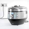 Kitchen Appliances Featuring EBRK Multifunctional Cooker And KitchenAid Glass Electric Kettle With Liquid