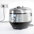 Electric rice cooker glass health pot electric tea stove 3d model