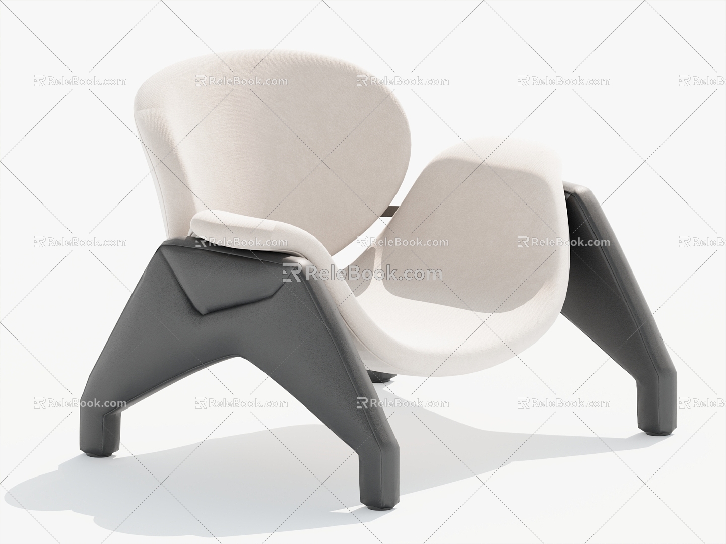 Leisure Chair Single Chair Single Sofa 3d model