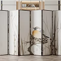 Screen partition 3d model