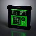 Novaair System 200E Industrial Control Panel Display Showing Status Speed Pressure Data