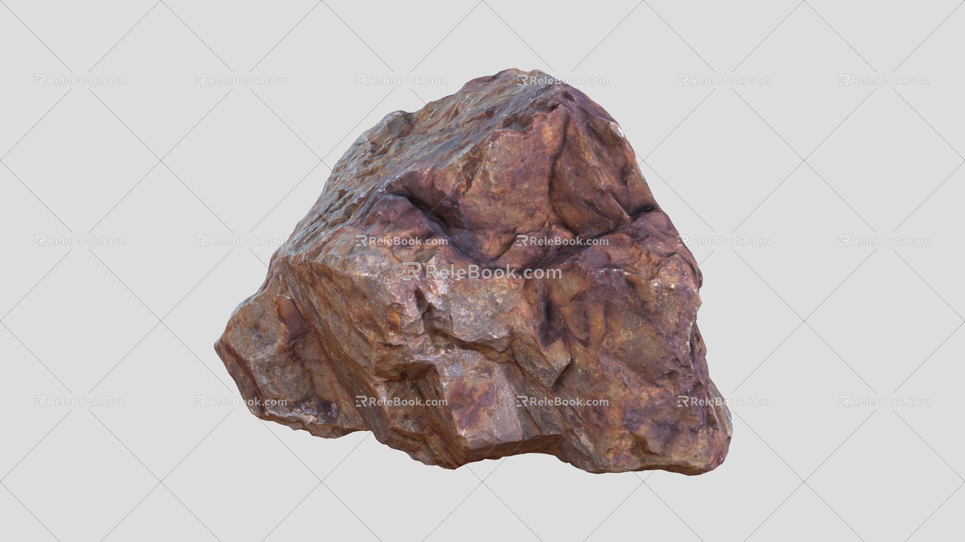 Stone 9 Rock Stone Block Boulder Reef 3d model