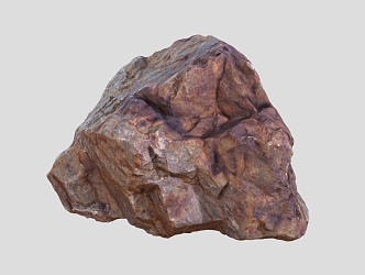 Stone 9 Rock Stone Block Boulder Reef 3d model