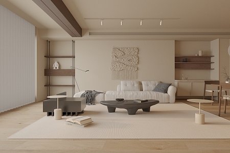 The Silent Living Room 3d model