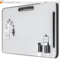 Modern Whiteboard Magnetic Whiteboard 3d model