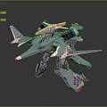 Mech Warrior Mech Soldier Machine Battlearm Mechanical Battlearm Machine Fighter Robot 3d model