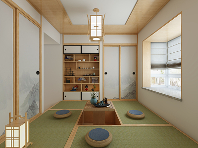 Japanese Tatami Bedroom model