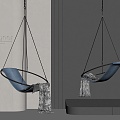 Modern Hanging Chair Swing Chair 3d model