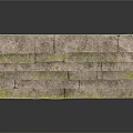 Weathered Stone Steps Covered With Lush Green Moss And Natural Outdoor Texture