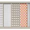 Stylish Room Dividers With Various Grid Patterns And Textured Glass For Modern Interiors