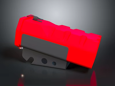 Red And Black Daily Living Essential With Compact Design For Home Use 3d model