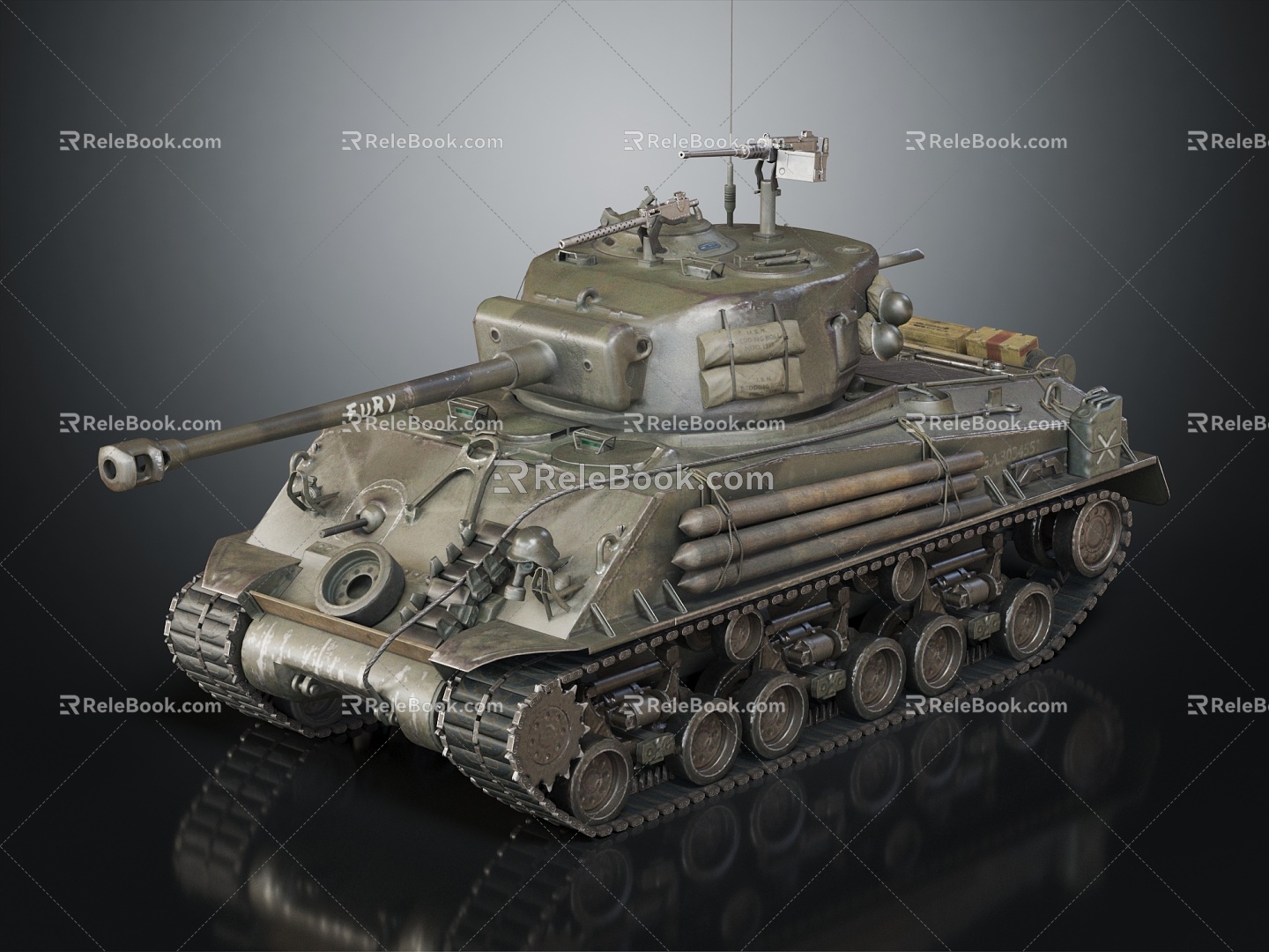 Modern Tank Light Tank Light Armor 3d model