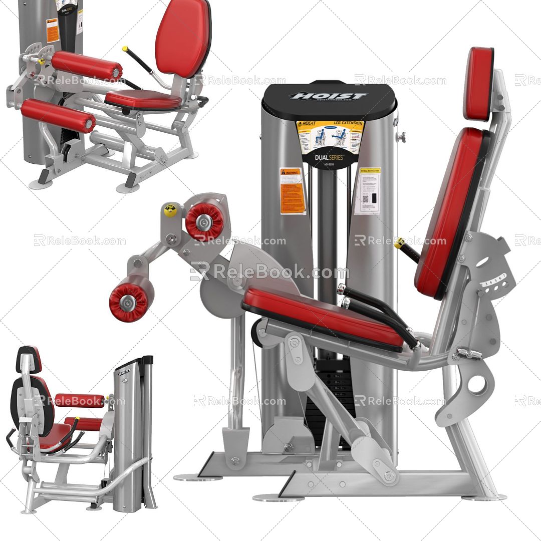 Modern Fitness Equipment 3d model