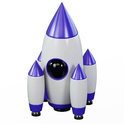 Modern Space Shuttle Cartoon Space Shuttle 3d model Modern Space Shuttle Cartoon Space Shuttle 3d model