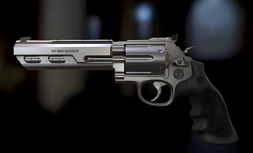 The modern pistol. 3d model