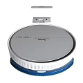 ILIFE White Circular Robotic Vacuum Cleaner With Automatic Cleaning And Charging Dock 3d model