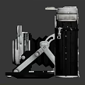 Retro Folding Digital Camera With Silver Black Body Classic Design For Photography Enthusiasts
