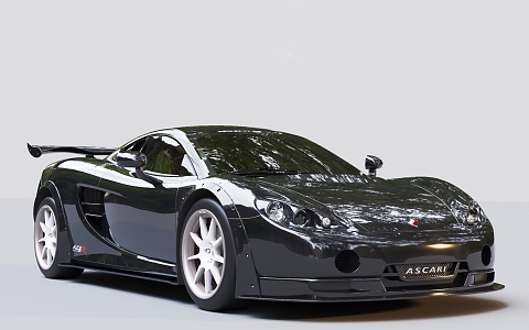 Black Car sports car 3d model