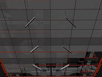 Industrial LOFT Duct Air Conditioning Duct 3d model