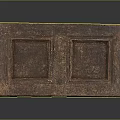Traditional Antique Style Painted Wooden Cabinet With Decorative Panels And Colorful Carved Motifs