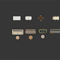 Diverse Modern Furniture Collection With Sofas Tables Chairs Coffee Tables And Cabinets Displayed