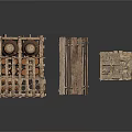 Handmade Wooden Crates in Various Sizes for Home Storage and Decoration