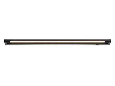 Stylish Modern Wall Sconce With Long Slim Design And Black Finish 3d model
